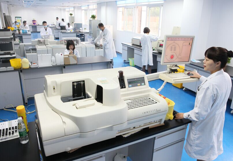 按三级医院标准建设的检验室